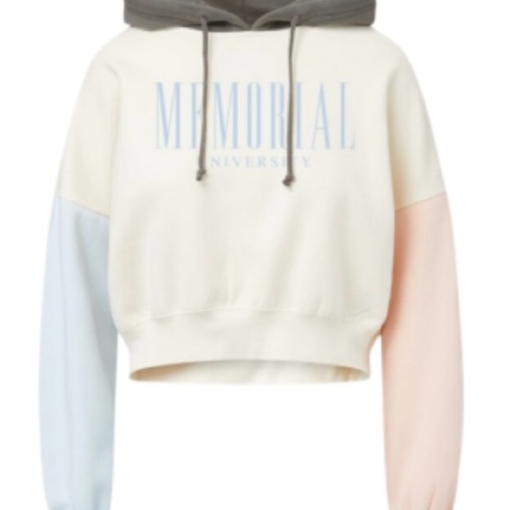 Sz S NWT Memorial University Activewear Annabelle Colourblock Hoodie
